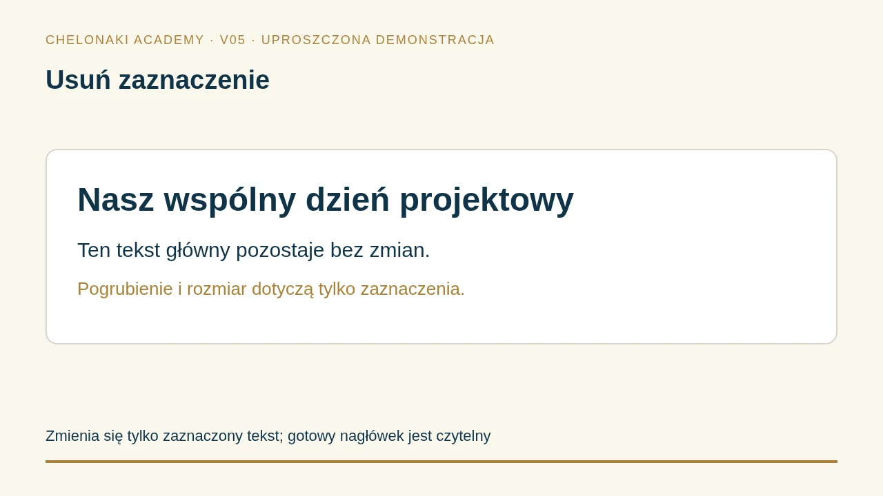 Tekst jest już wpisany