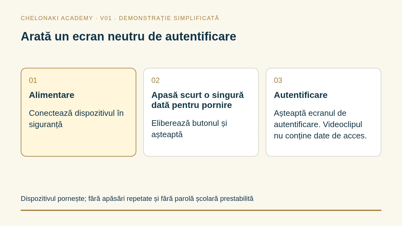 Arată alimentarea dispozitivului