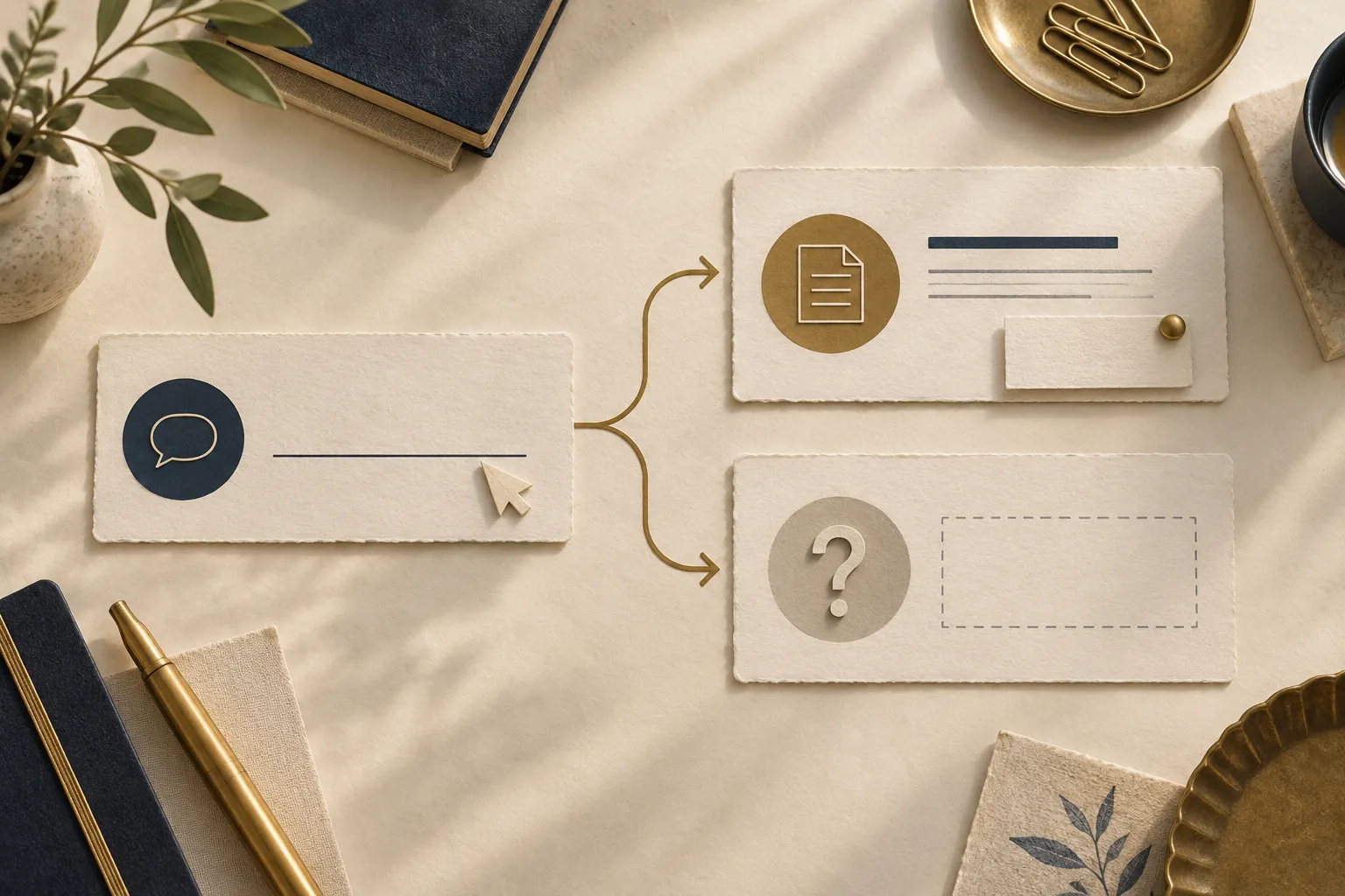 Visueller Prototyp für einen KI-Arbeitsablauf