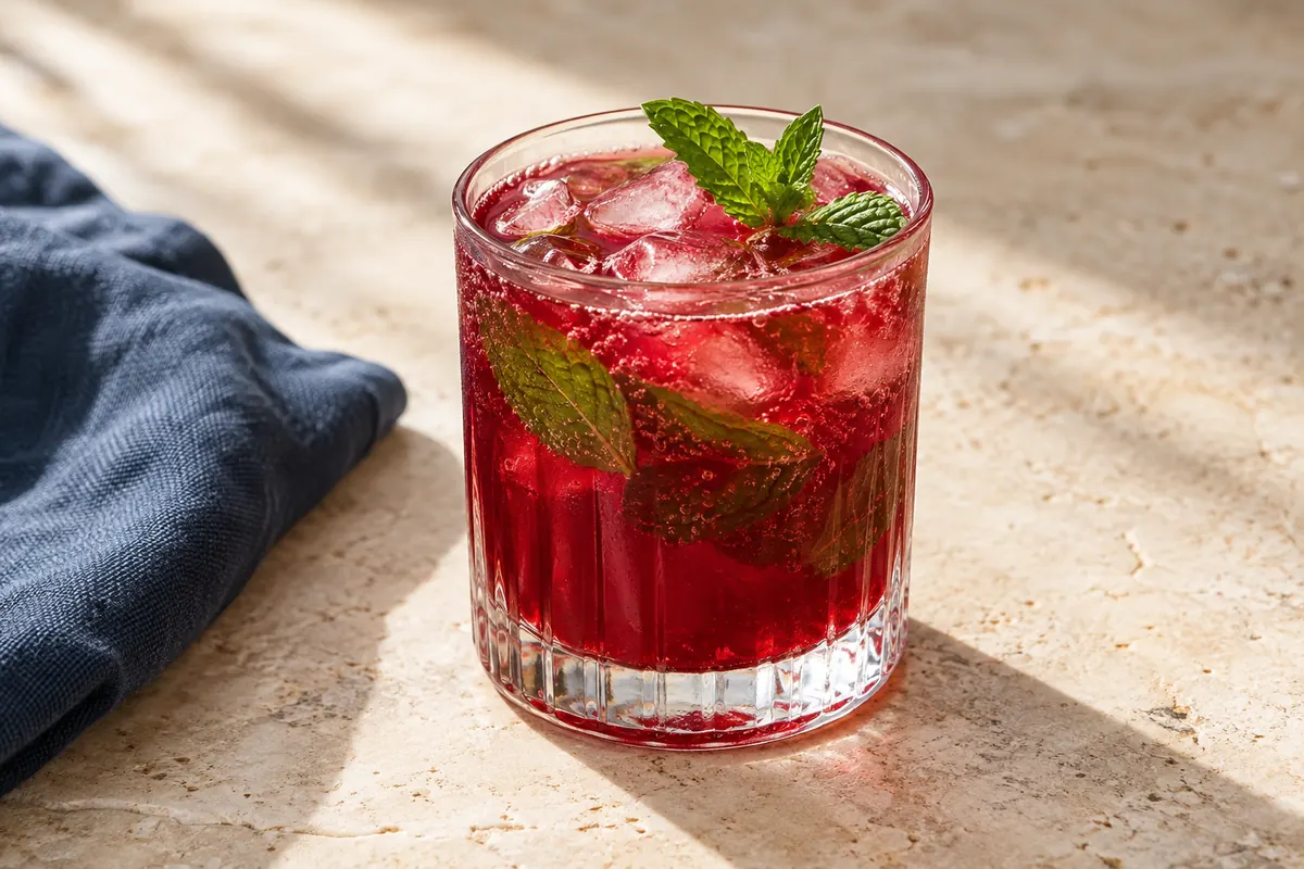 Granatapfel-Minze-Cooler