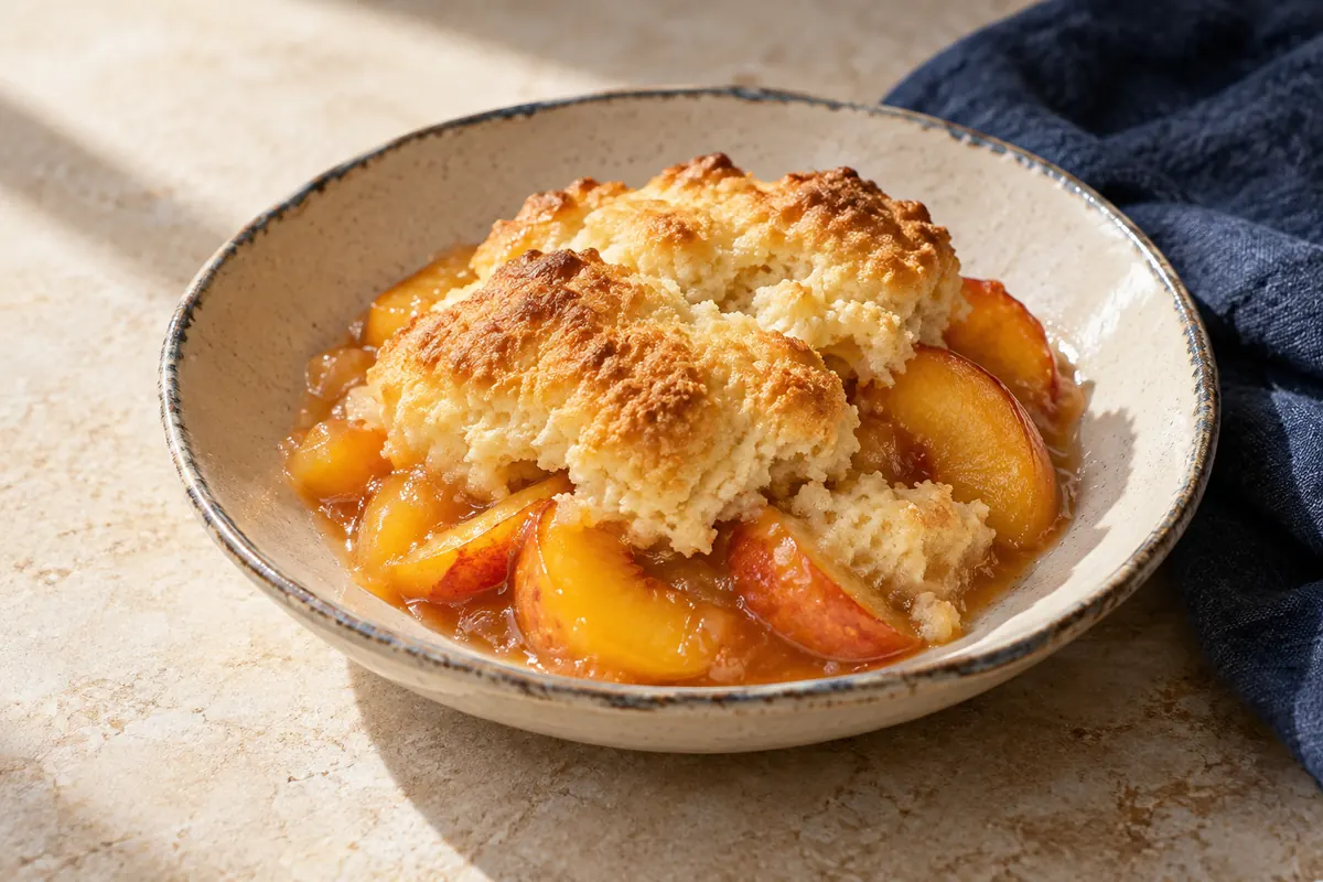 Pfirsich-Cobbler