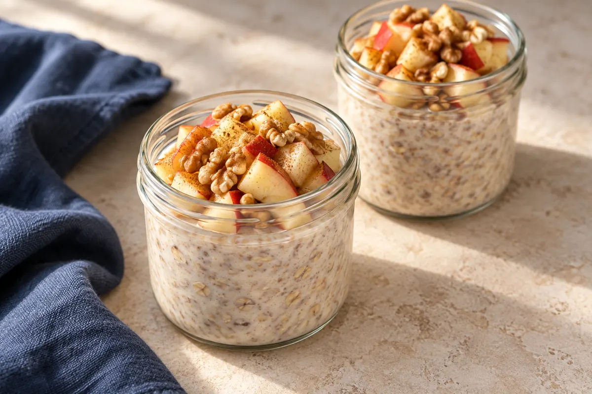 Apfel-Zimt-Overnight-Oats
