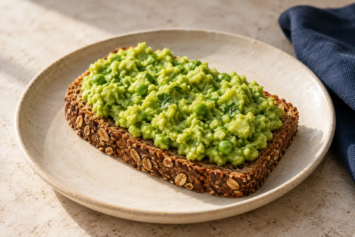 Avocado-Erbsen-Brot