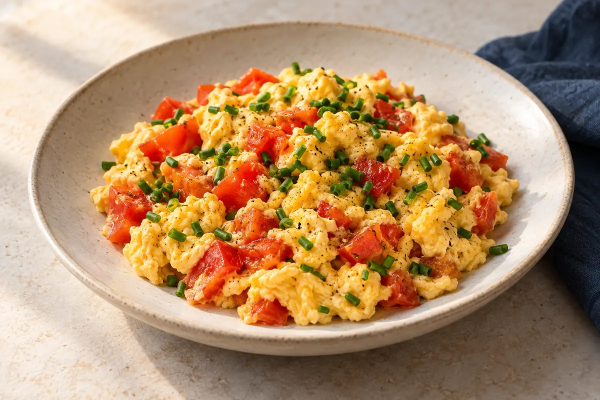 Rührei mit Tomaten