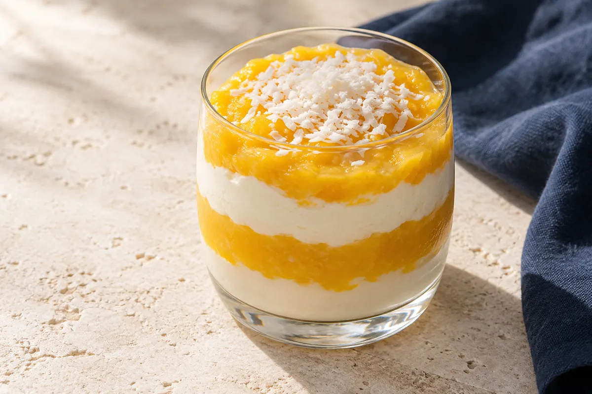Quarkcreme mit Mango