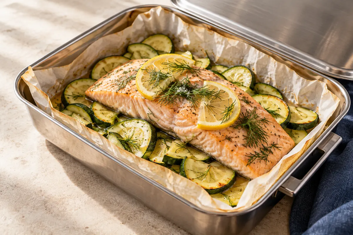 Lachs im Grillpäckchen