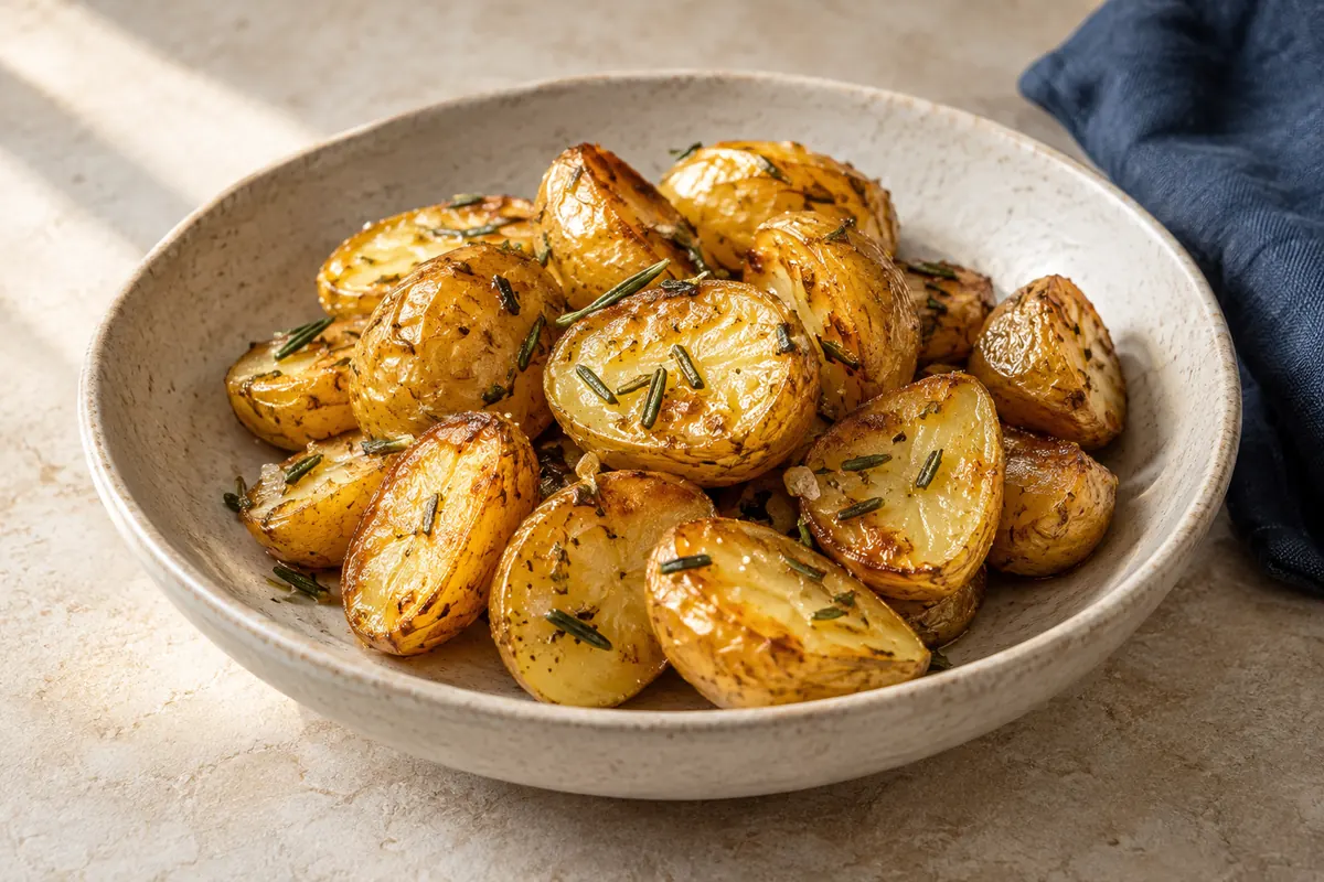 Rosmarin-Kartoffeln im Grillkorb