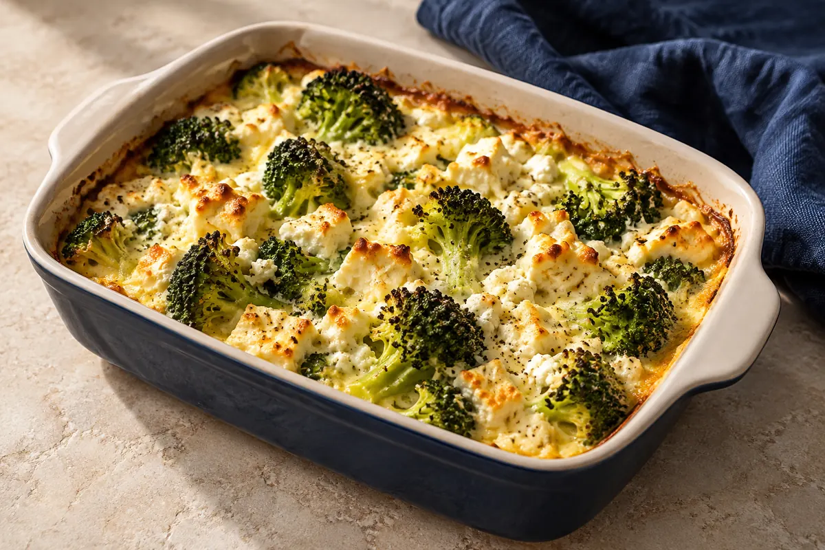 Brokkoli-Feta-Auflauf