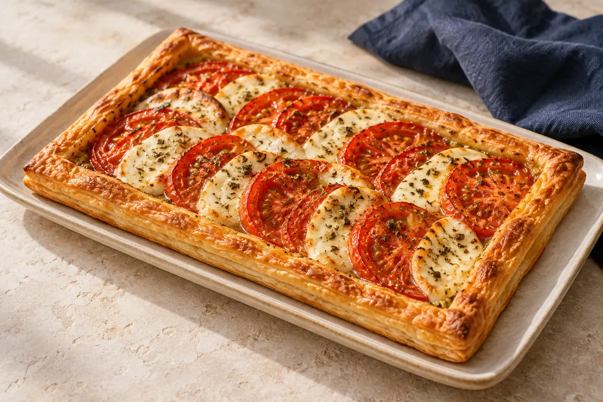 Tomaten-Mozzarella-Tarte