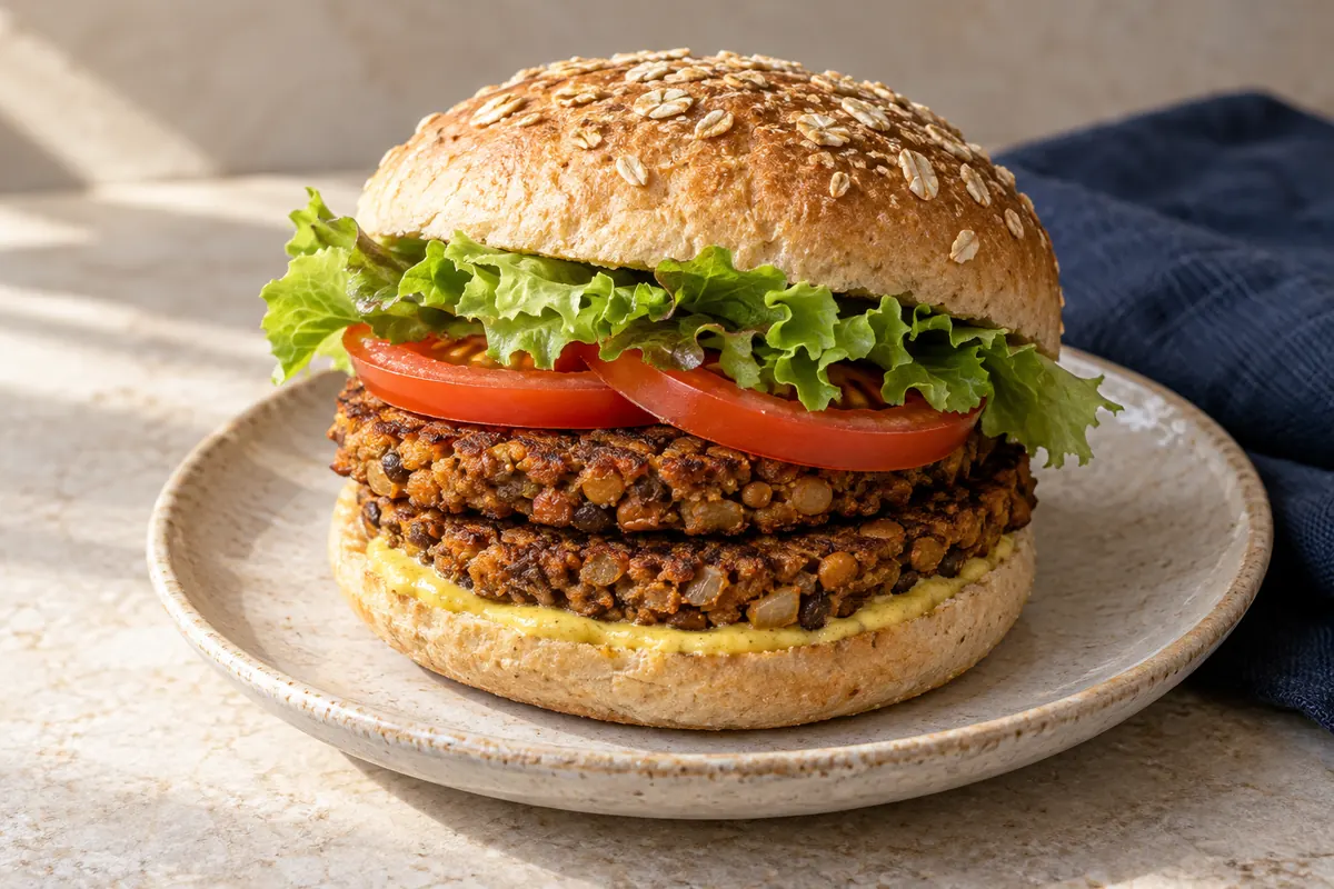 Linsen-Burger