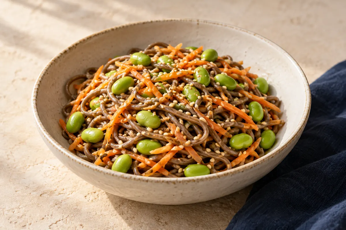 Soba mit Edamame